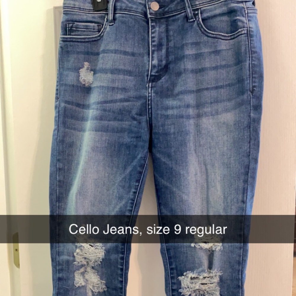 Cello destroyed skinny jeans